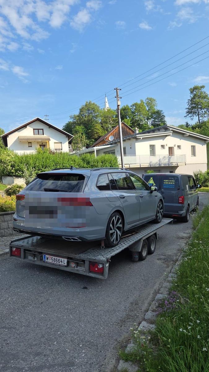VW Golf Fahrzeugtransport